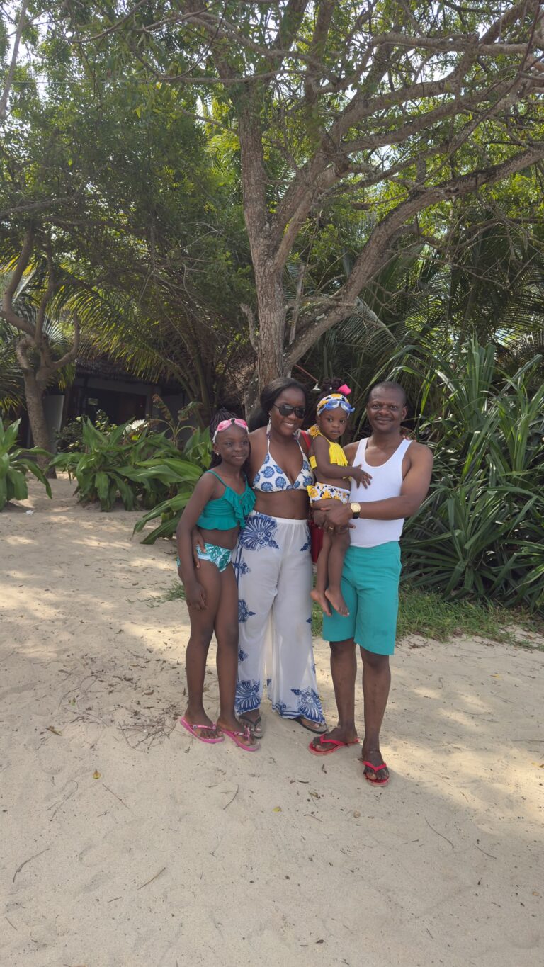Family travelling together in Tanzania