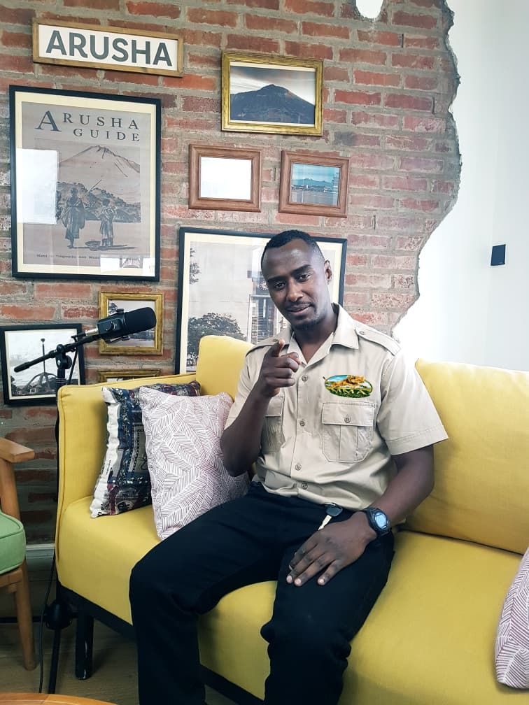Saimon Sirikwa, founder of Mwisho wa Mwezi Adventures, Arusha